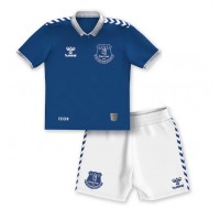 Fotballdrakt Barn Everton Hjemmedraktsett 2023-24 Kortermet (+ Korte bukser)